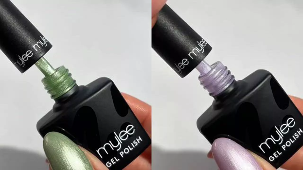 Mylee Gel Polish Duo - Crème de Mint & Violet - Image 12