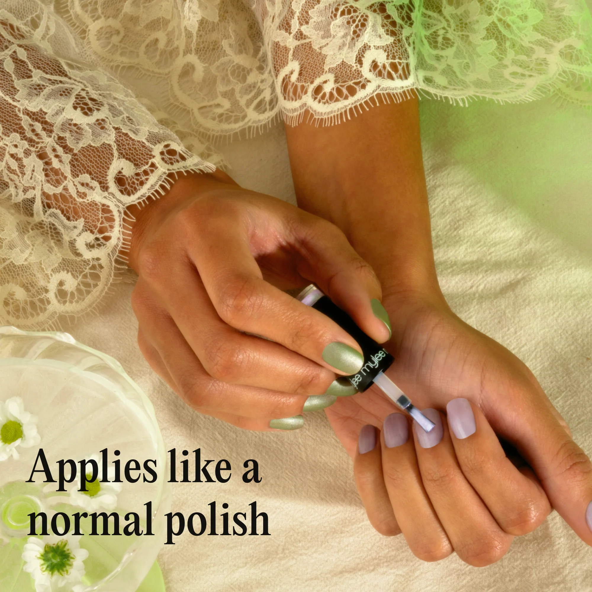 Mylee Gel Polish Duo - Crème de Mint & Violet - Image 5