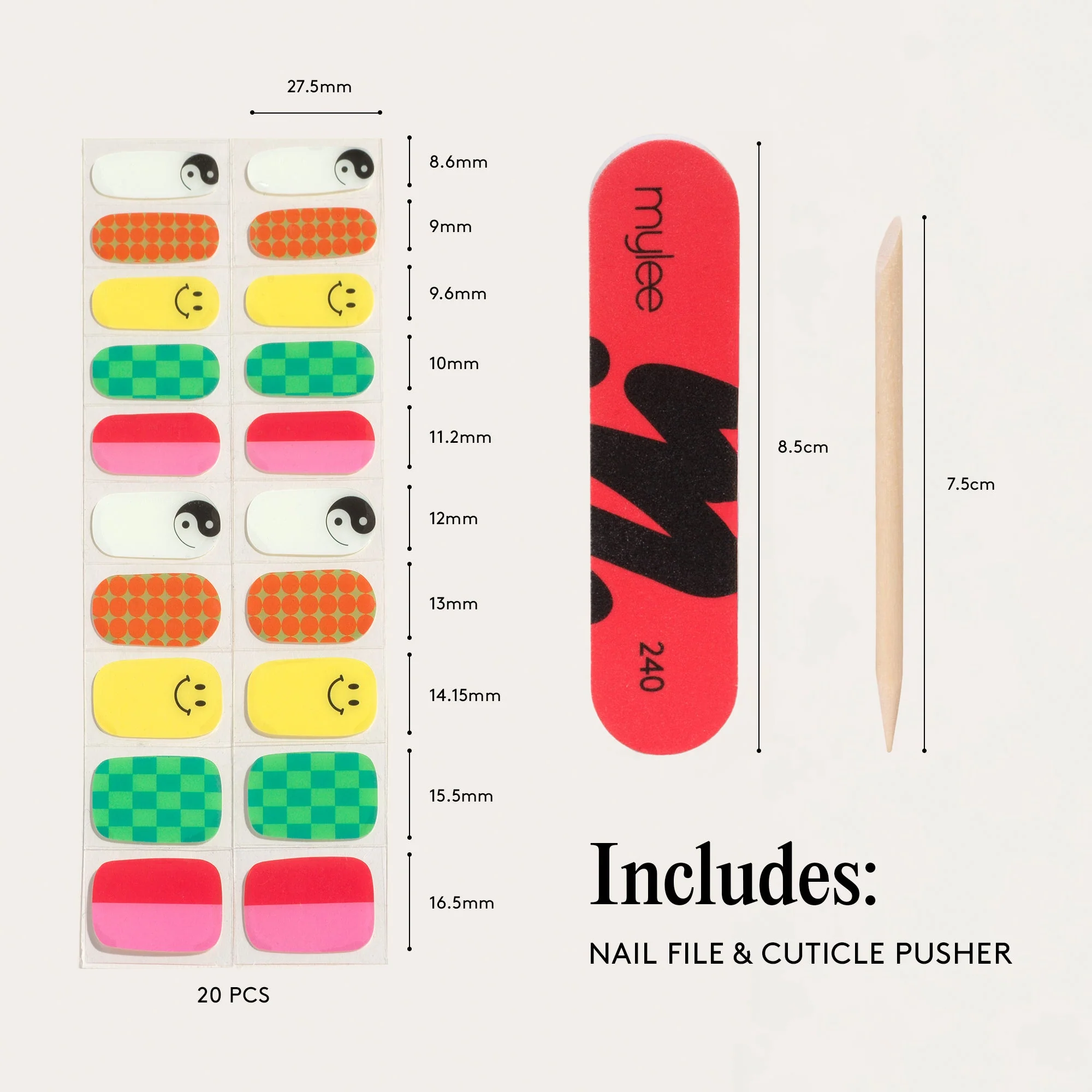 Mylee Gel Nail Wraps - Free Spirit - Image 11
