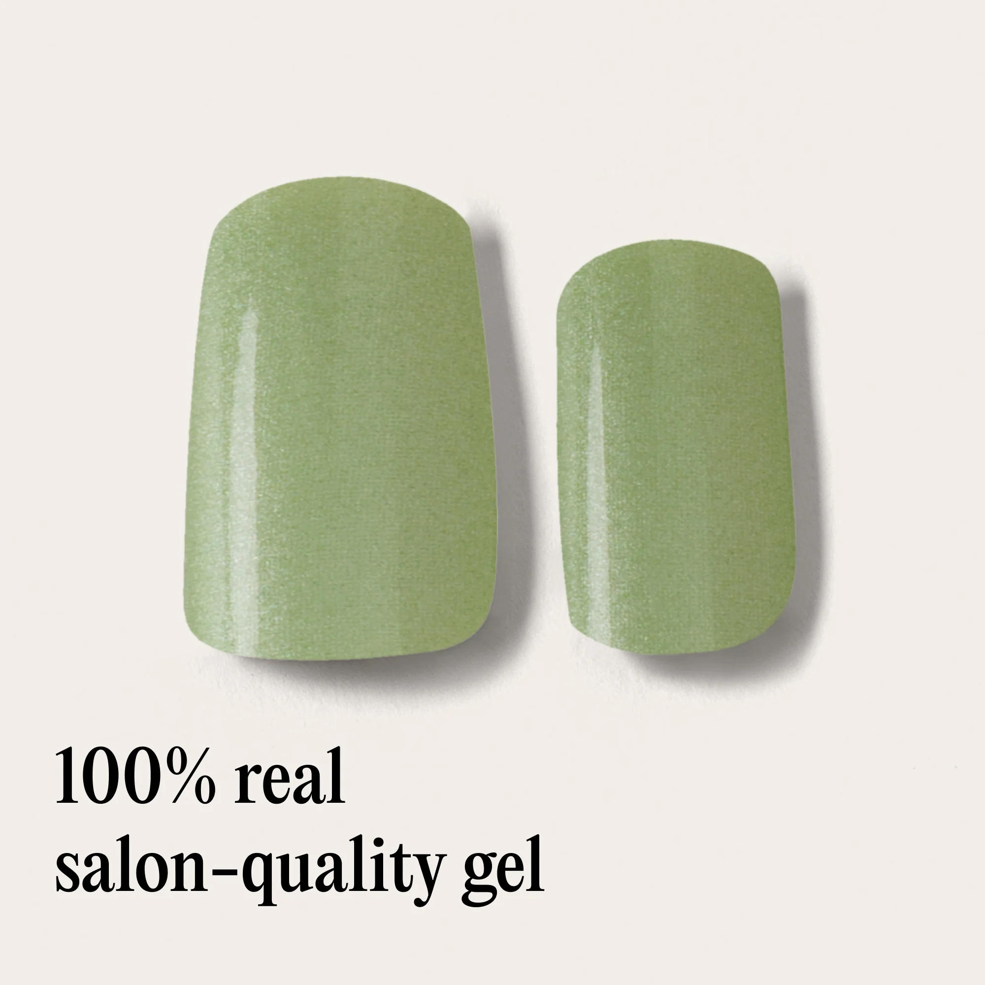 Mylee Gel Nail Wraps - Pistachio Macaron - Image 5