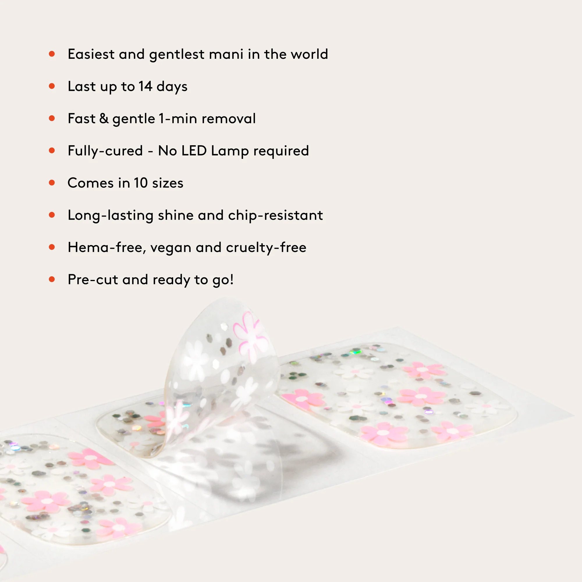 Mylee Gel Nail Wraps - Freshly Picked - Image 10