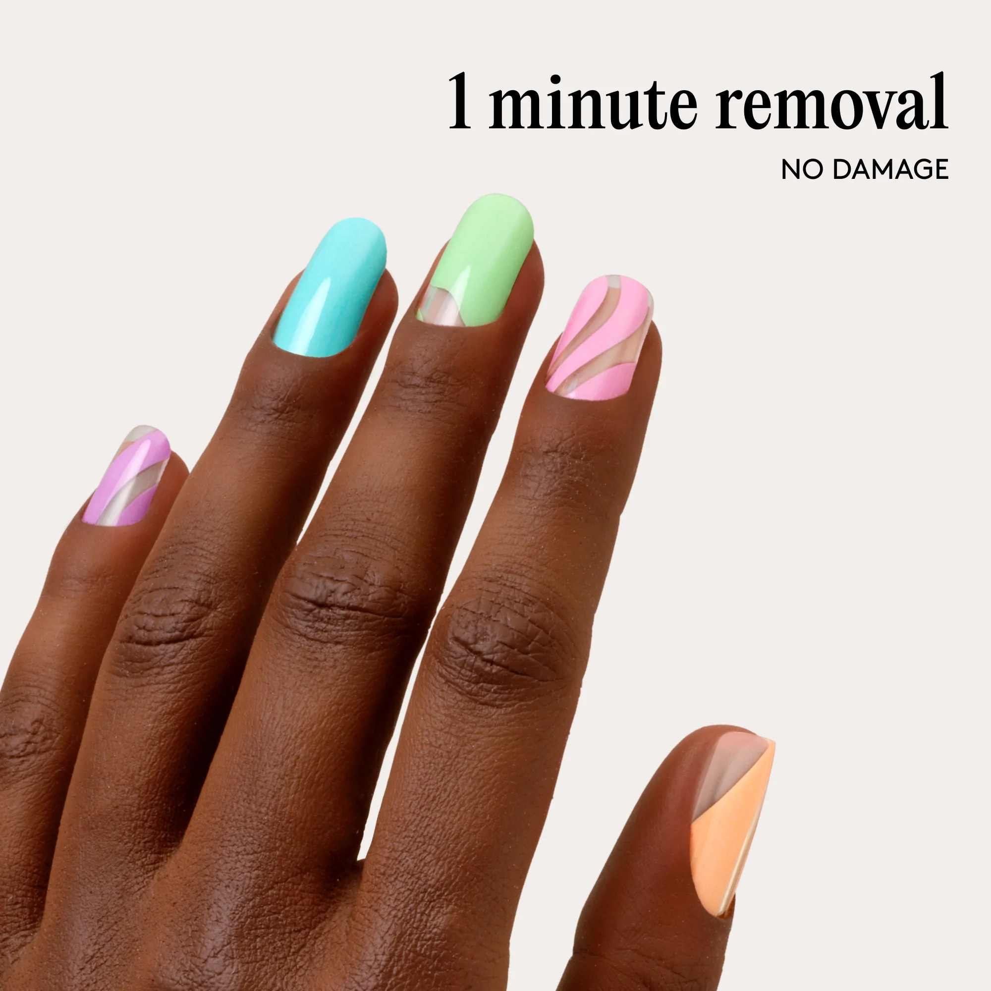 Mylee Gel Nail Wraps - Love-Love - Image 7