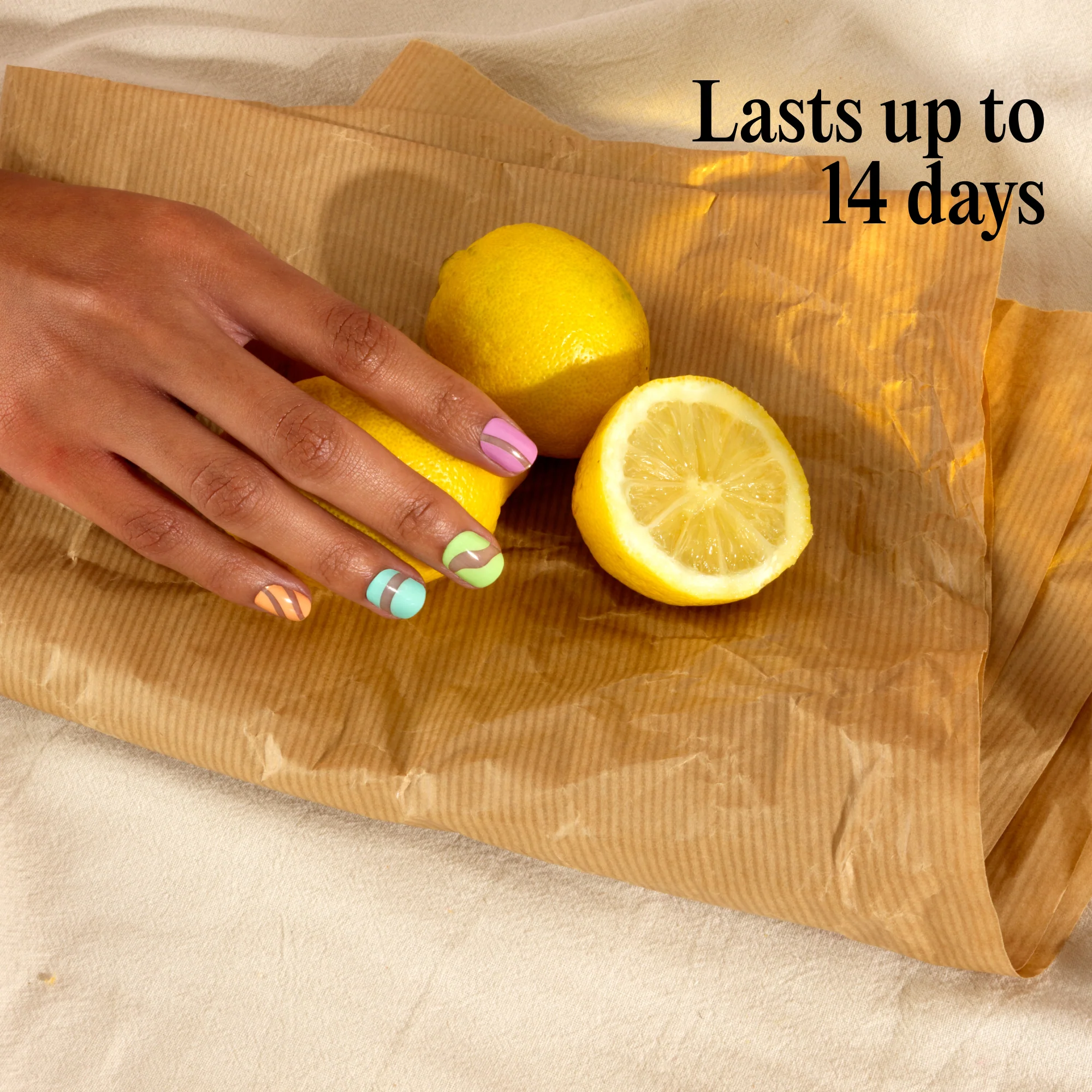 Mylee Gel Nail Wraps - Love-Love - Image 8