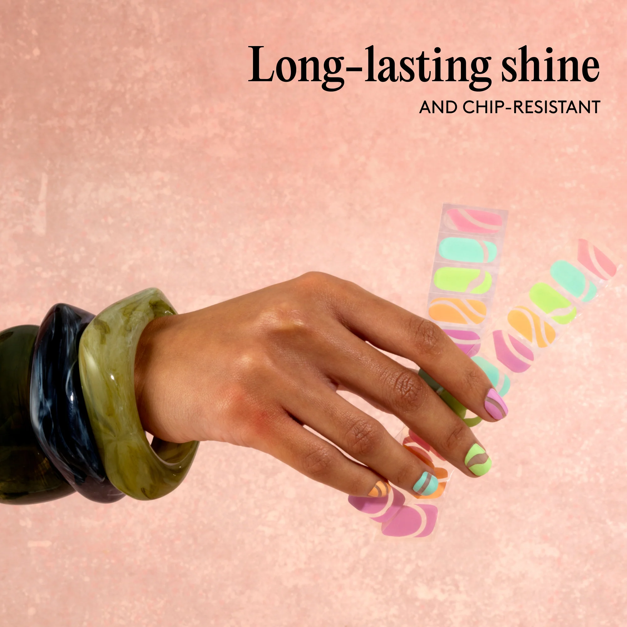 Mylee Gel Nail Wraps - Love-Love - Image 9