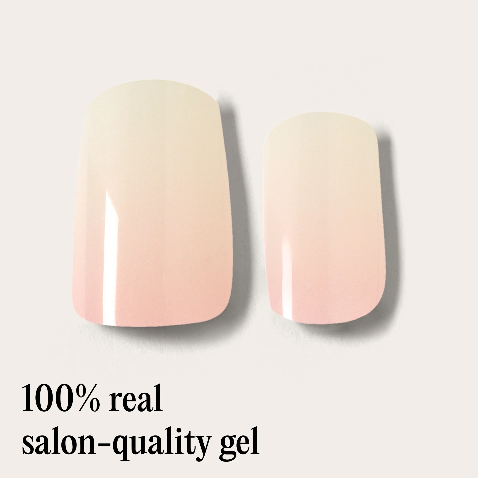 Mylee Gel Nail Wraps - Marshmallow Melt - Image 4