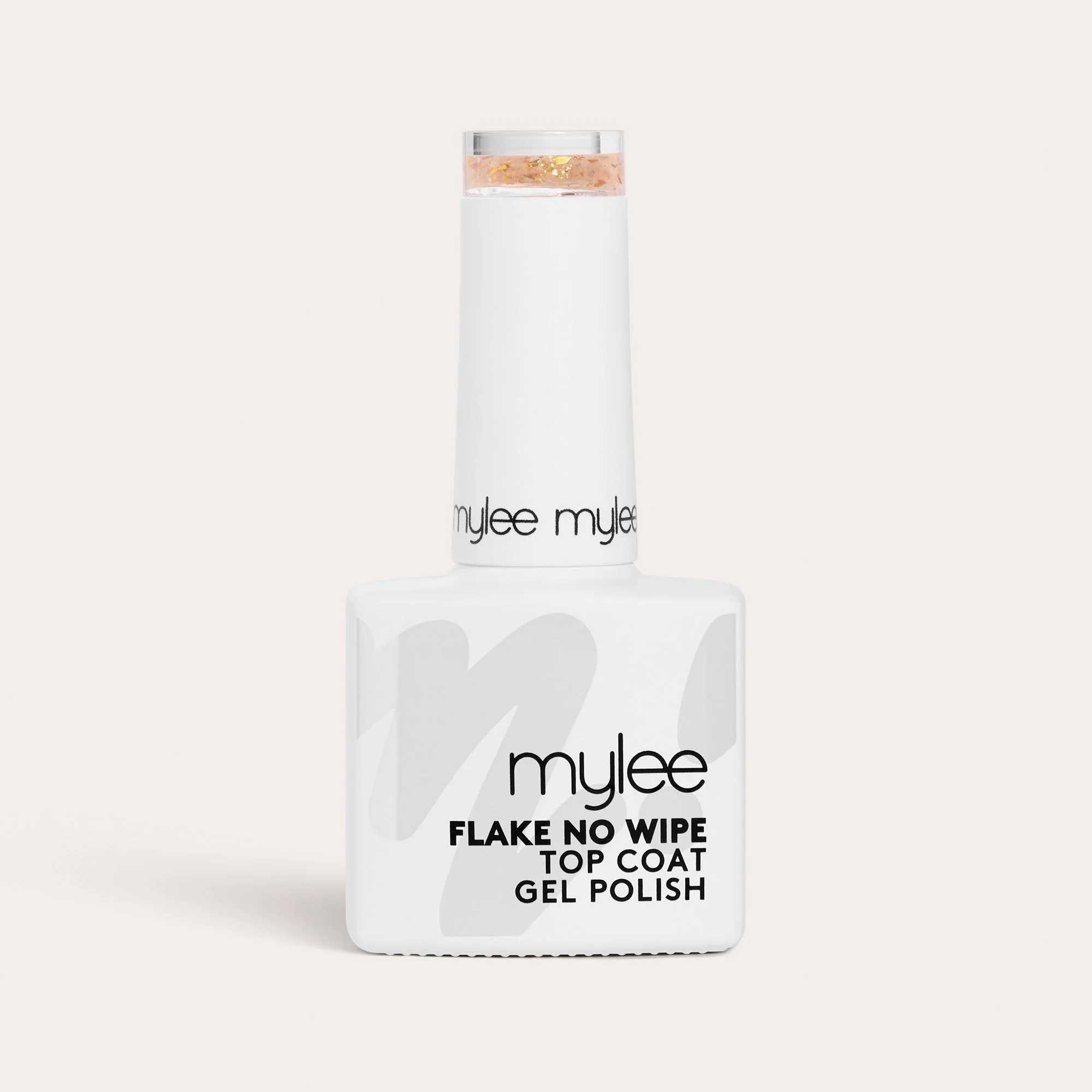 Mylee No Wipe Top Coat Gel Polish - Gold Flake - Image 7