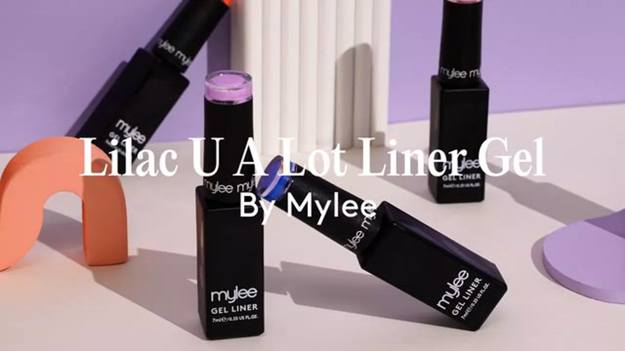 Mylee Liner Gel Polish - Lilac U A Lot - Image 8