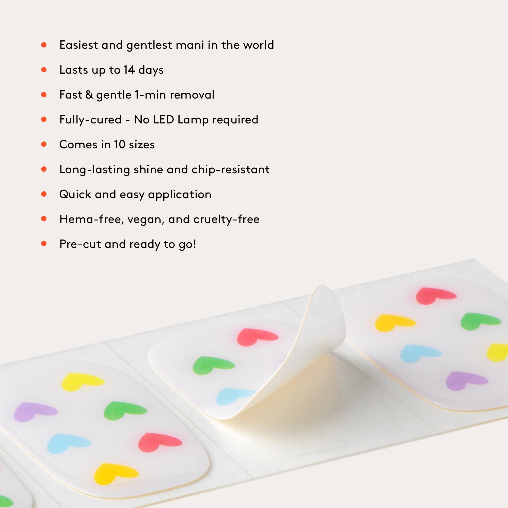 Mylee Gel Nail Wraps - Love is Love - Image 10