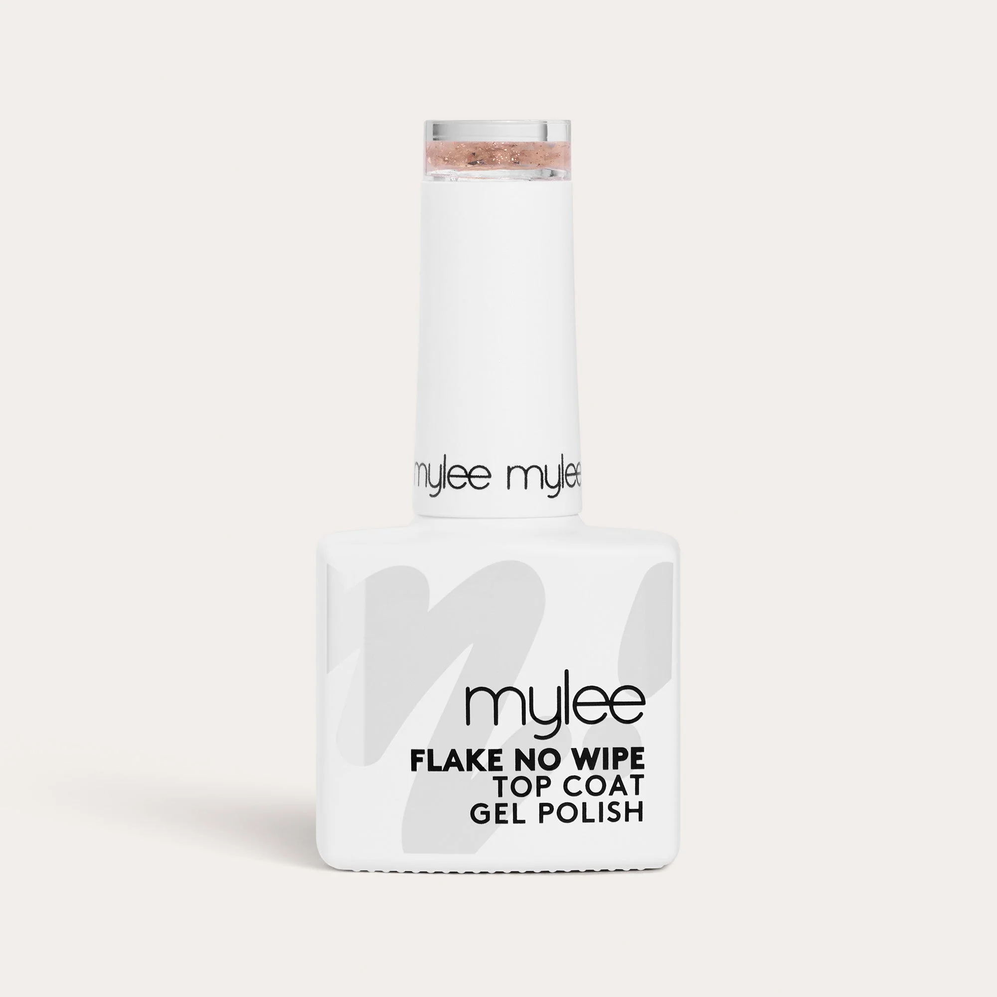 Mylee No Wipe Top Coat Gel Polish - Rose Gold Flake - Image 9