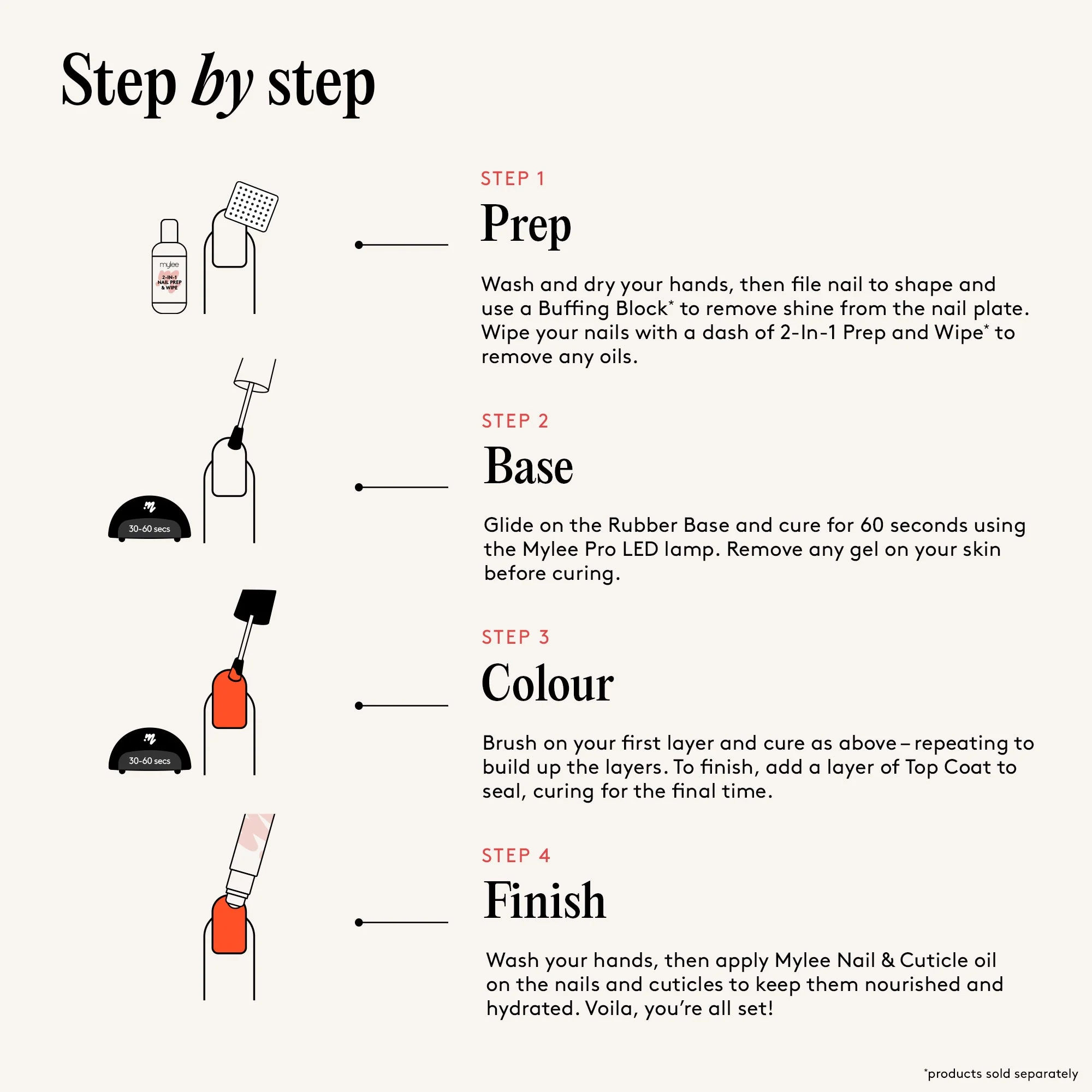 Mylee Rubber Base Coat Gel Polish - Image 11