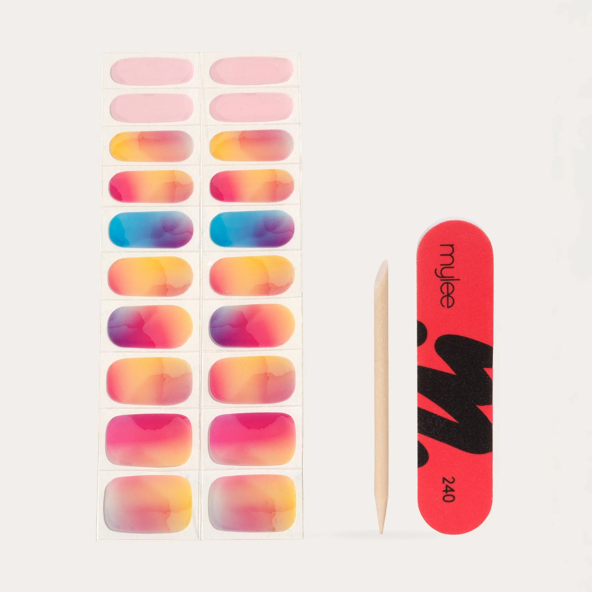 Mylee Gel Nail Wraps - Sunset Boulevard - Image 4