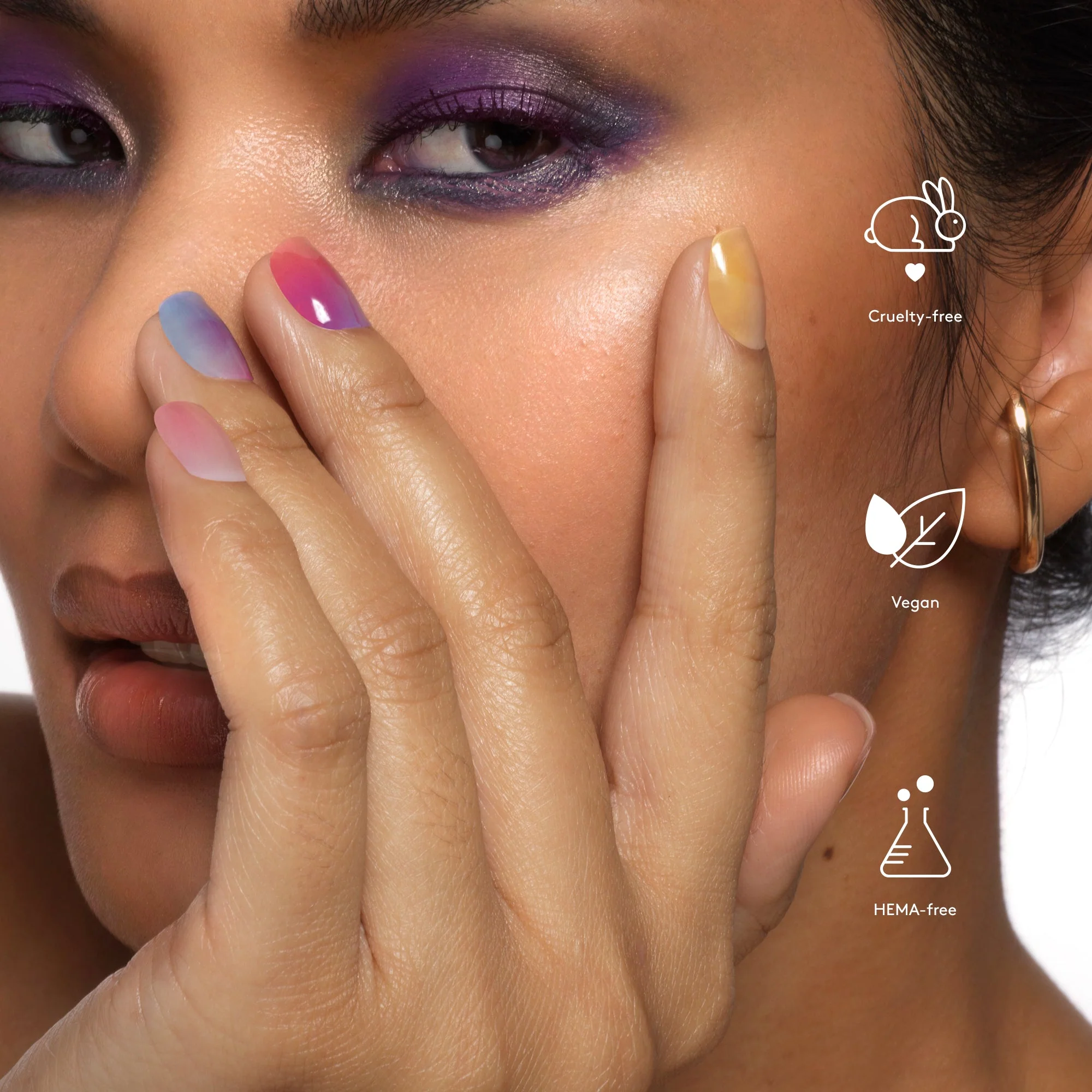 Mylee Gel Nail Wraps - Sunset Boulevard - Image 8