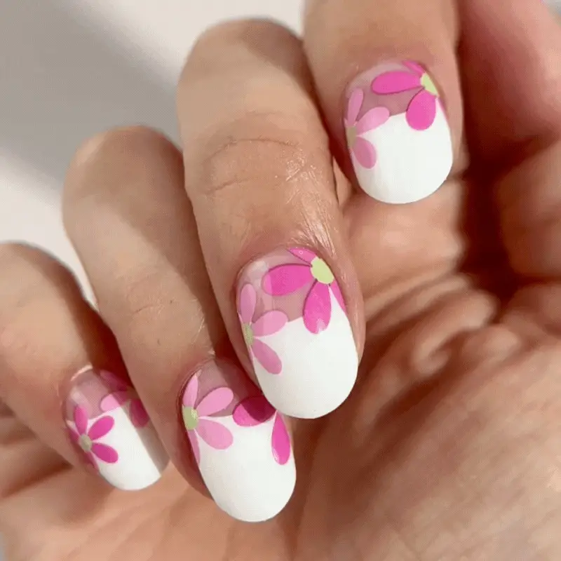 Mylee Gel Nail Wraps - The French Garden - Image 3